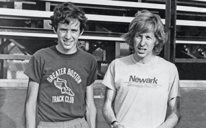 Alberto Salazar and Bill Rodgers — a very long time ago. (Click to enlarge.)